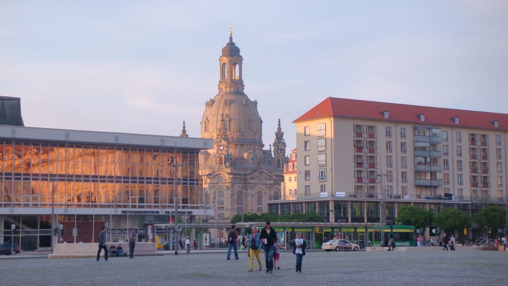 Monumentos da praça de Dresden