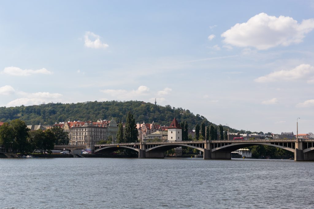 Rio Moldava em Praga, Rep. Tcheca