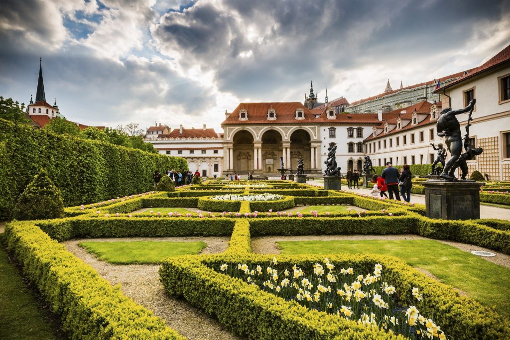 Jardim do Senado em Praga, República Tcheca