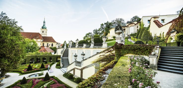 Jardín Vrtbovská em Praga, República Tcheca